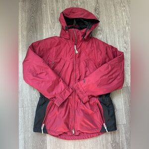 Obermeyer Weather X System Burgundy and Black Women’s Jacket Size 10